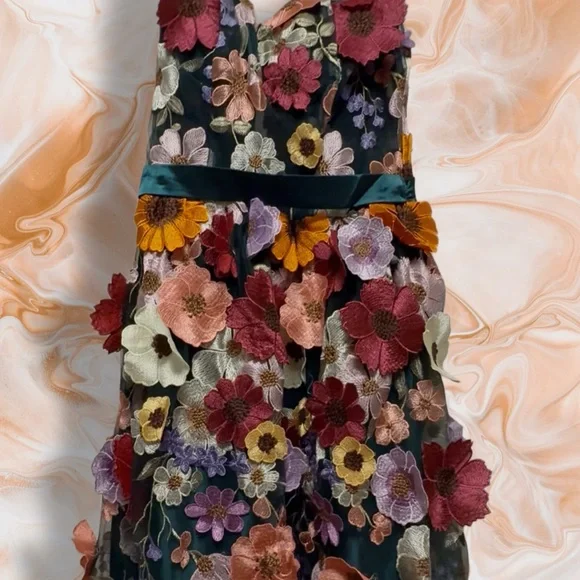 Floral Embroidered Maxi Dress - Picture 6 of 14